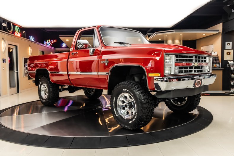 Chevrolet-Silverado-1986-Red-13