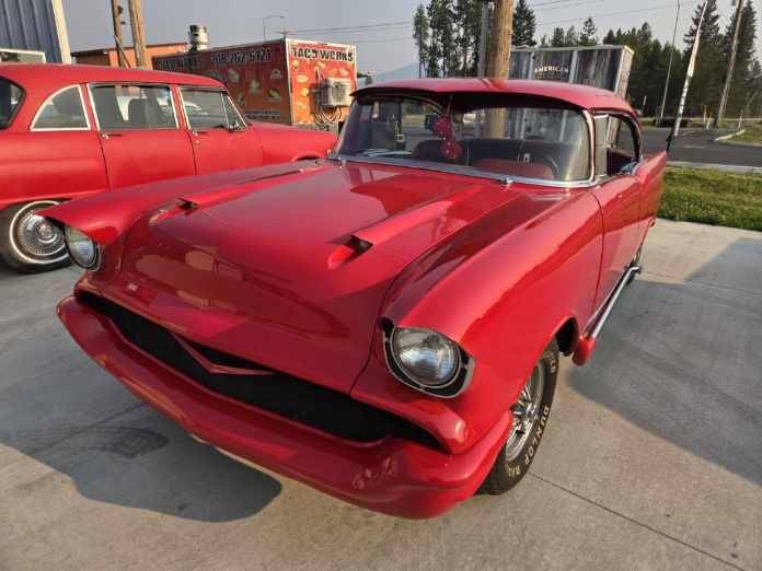 Chevrolet-bel-air-1957-red
