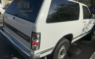 Chevrolet blazer 1/2 ton nominal 1986