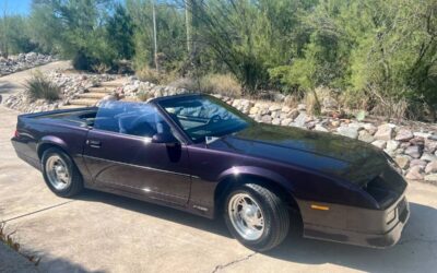 Chevrolet camaro 1989