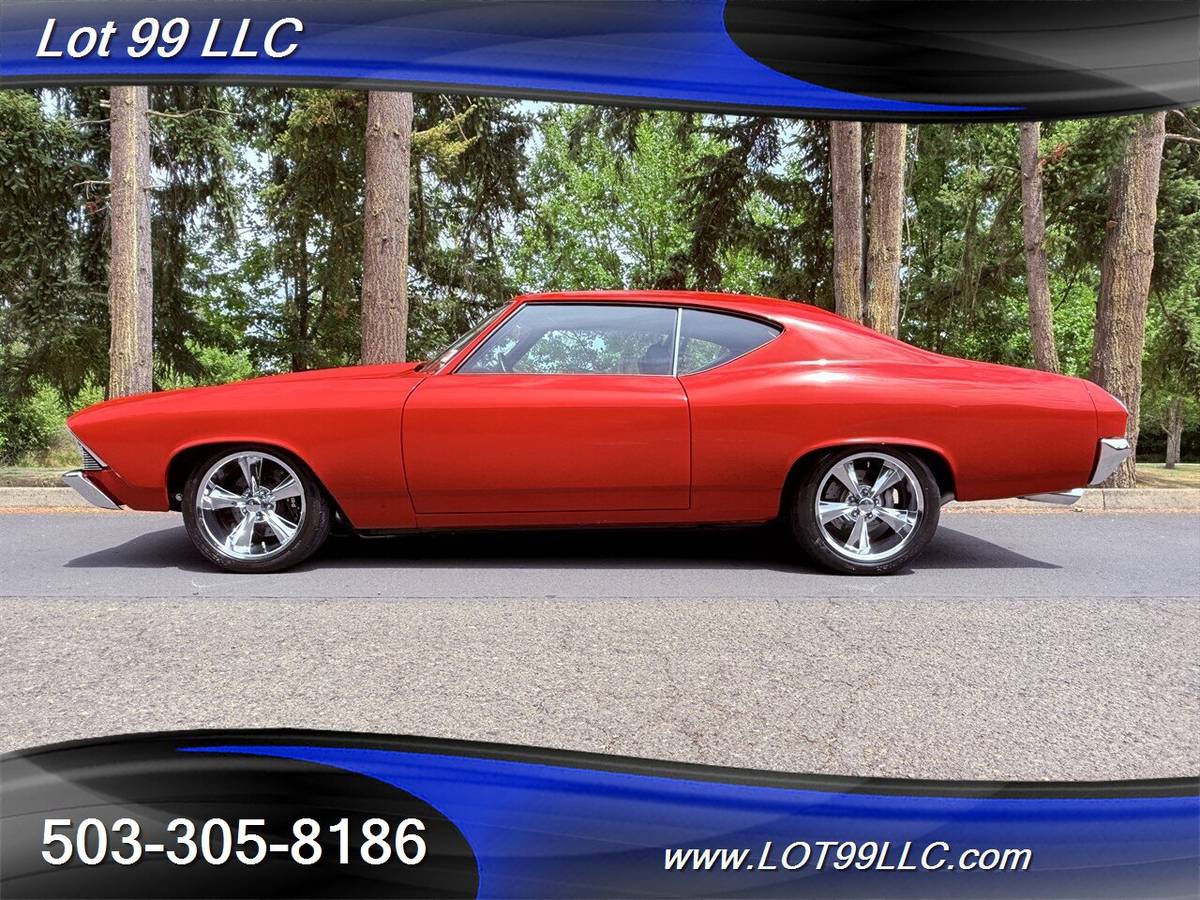Chevrolet-chevelle-396-bbc-5-speed-manual-ac-resto-1969-red