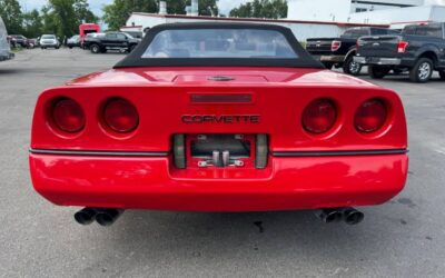Chevrolet corvette convertible 1989