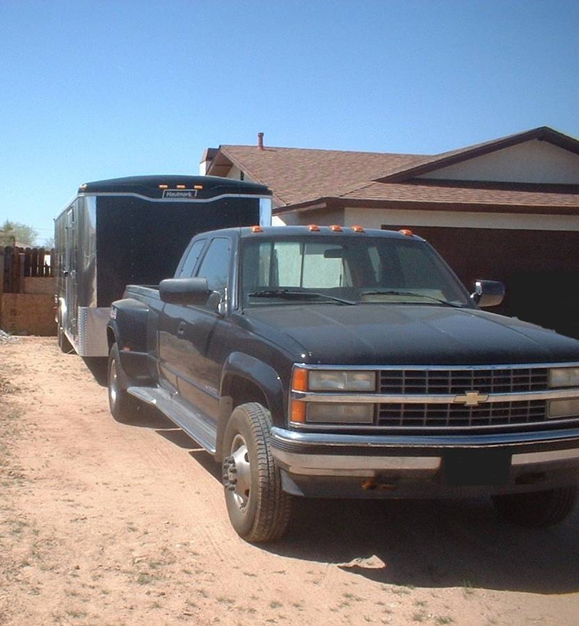 Chevrolet-silverado-k3500-4x4-1991-black-2