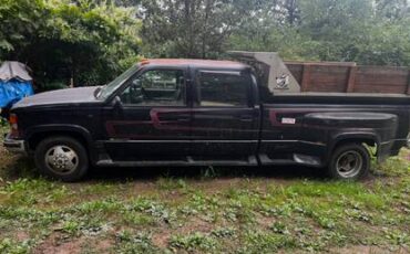 Chevy-3500-crew-cab-2wd-diesel-1994-black