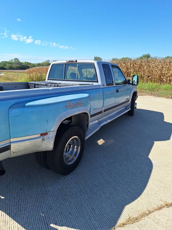 Chevy-k3500-6.5-l-turbo-diesel-1995-blue-1