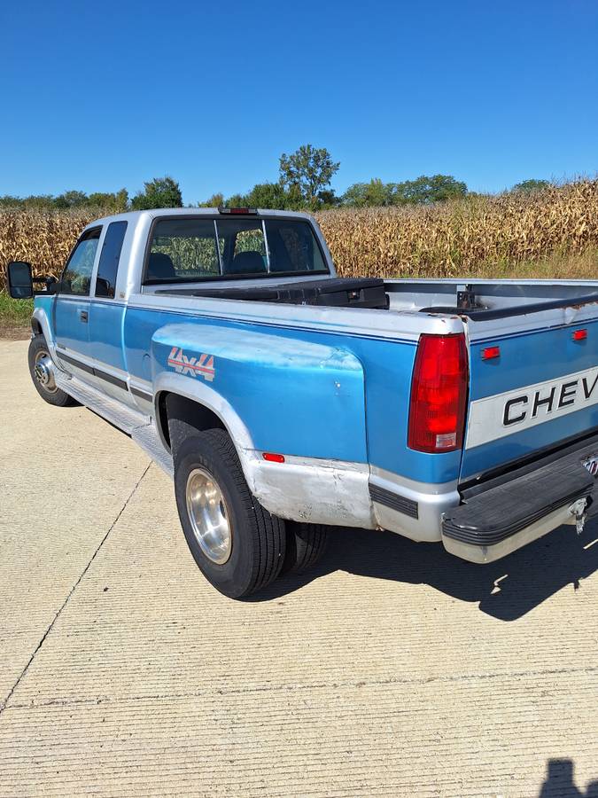 Chevy-k3500-6.5-l-turbo-diesel-1995-blue