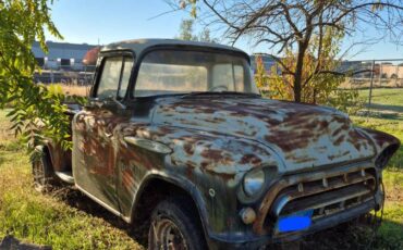 Chevy-pickup-and-a-chevy-blazer-1957-grey-1