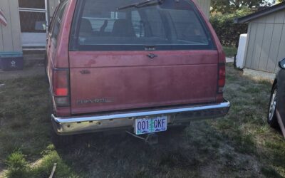 Chevy s10 blazer 1984
