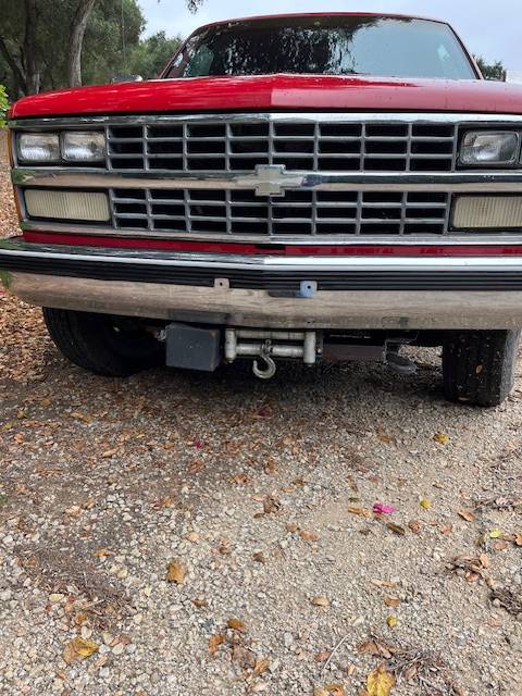 Chevy-silverado-3500-1989-red-1