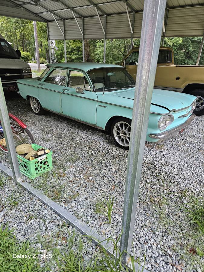 Corvair-4door-1961-green