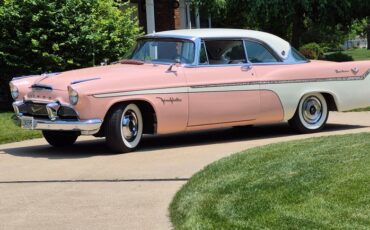 Desoto-Fireflite-1956-Pink-And-White-Black-And-White