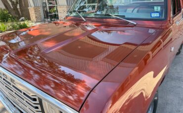 Dodge-100-1977-Orange-White-1