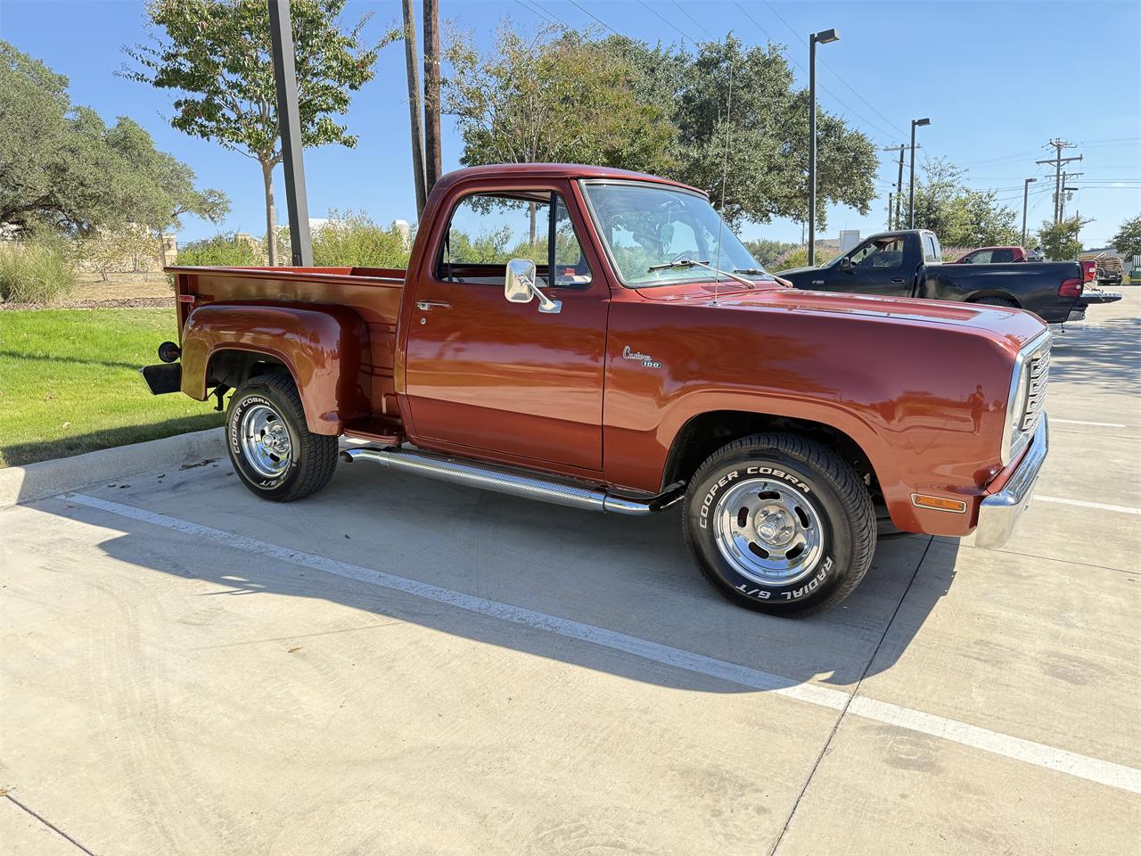 Dodge-100-1977-Orange-White-14