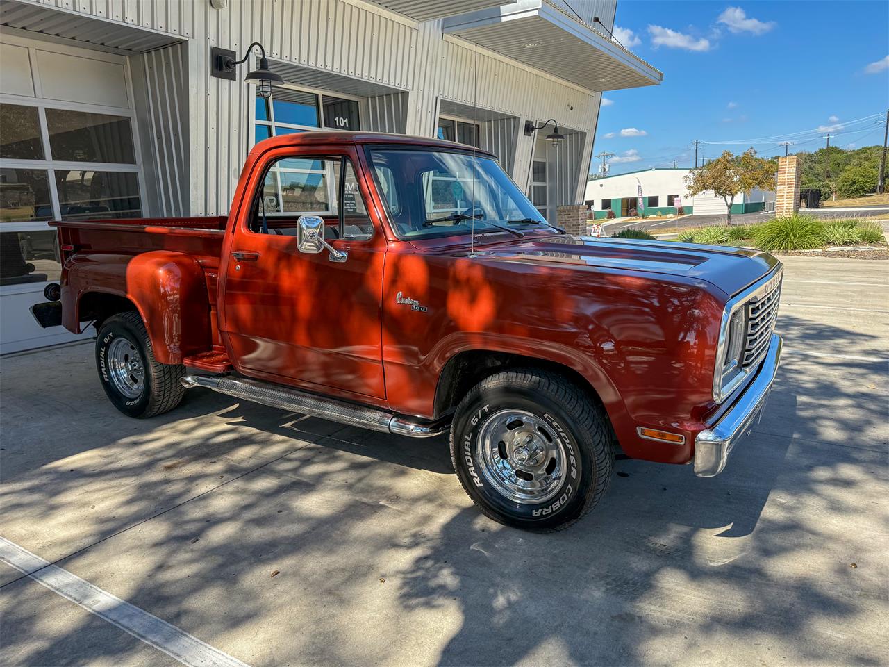 Dodge-100-1977-Orange-White-15