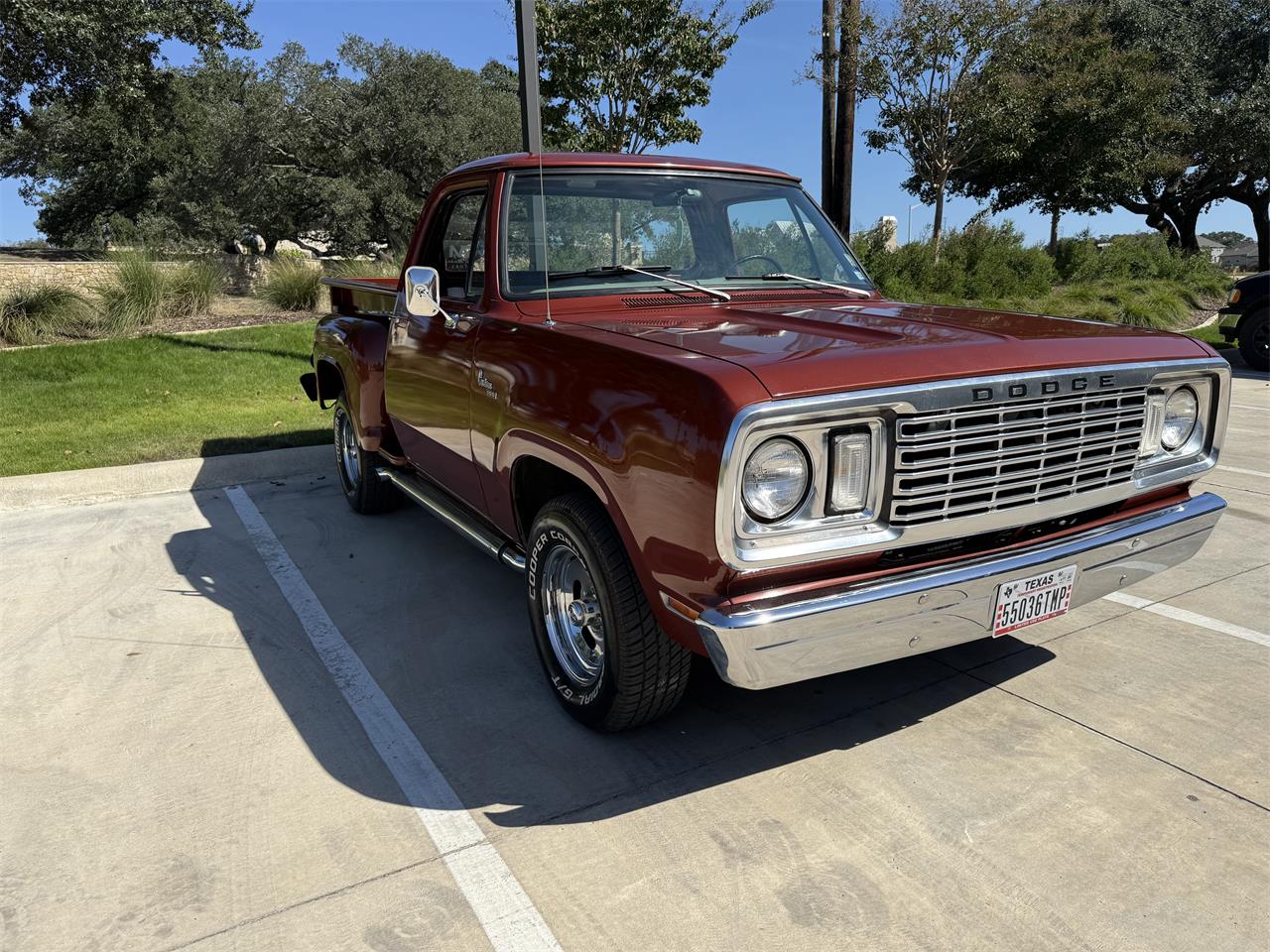 Dodge-100-1977-Orange-White-18