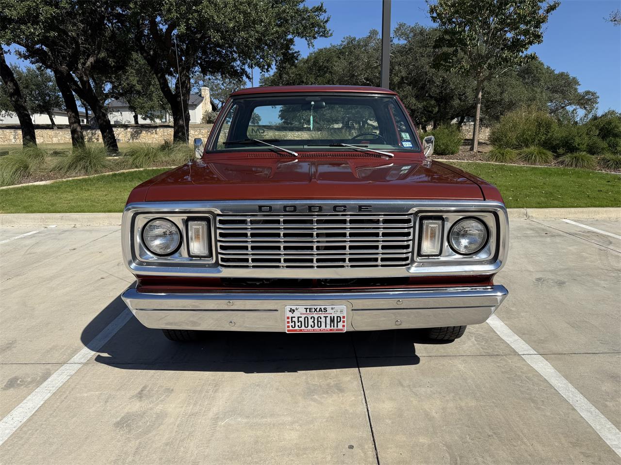 Dodge-100-1977-Orange-White-19