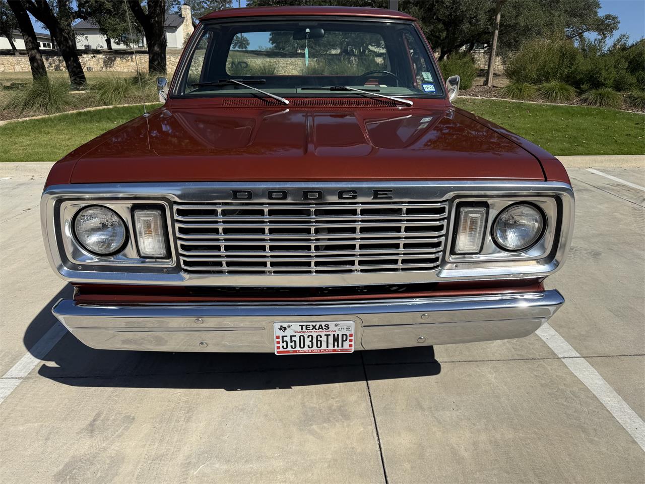 Dodge-100-1977-Orange-White-20