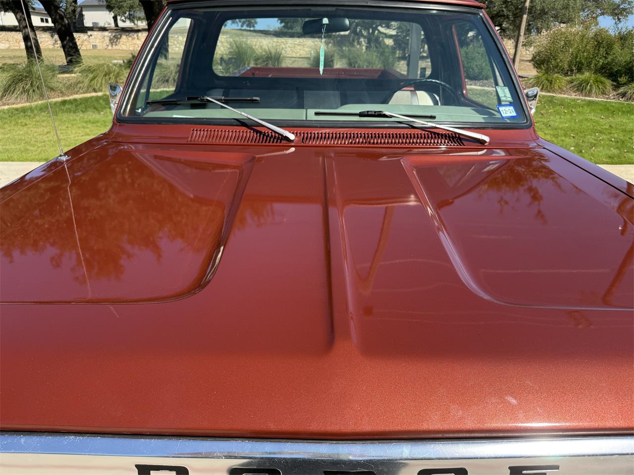 Dodge-100-1977-Orange-White-21