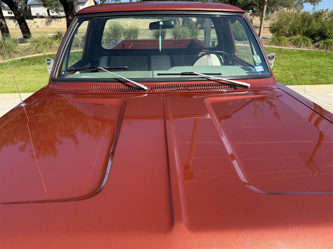 Dodge-100-1977-Orange-White-22