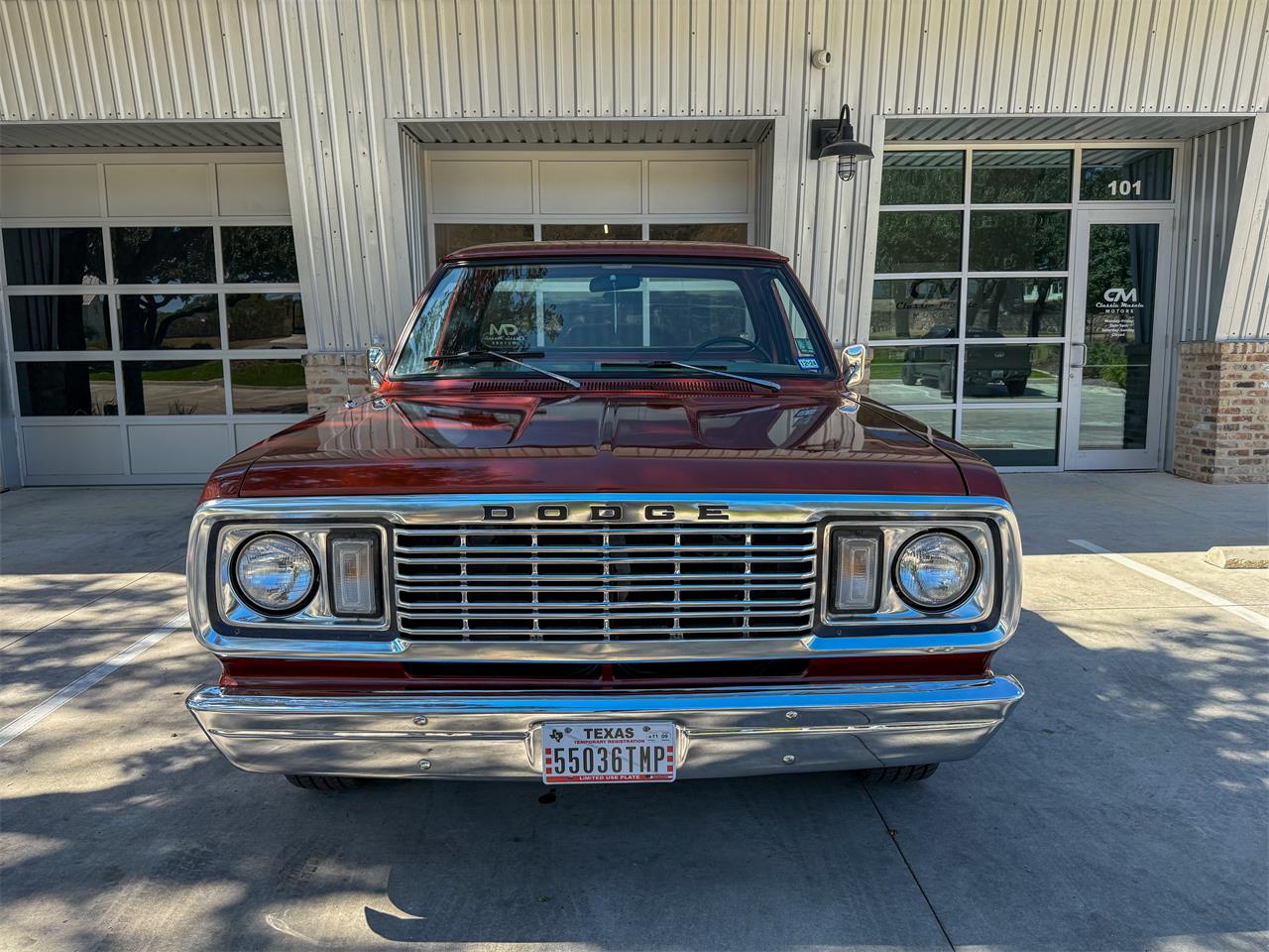 Dodge-100-1977-Orange-White-23