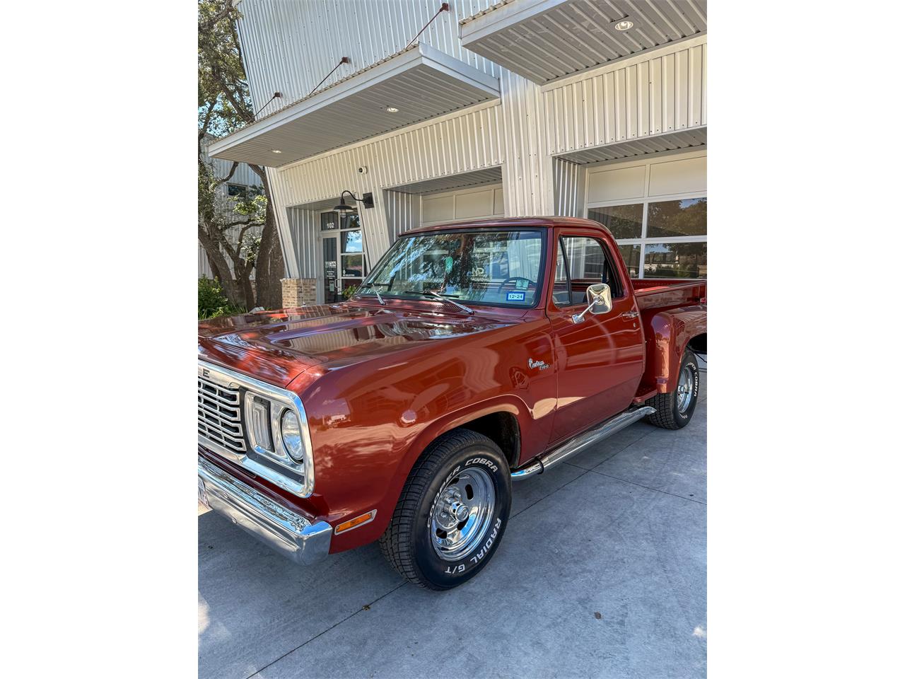 Dodge-100-1977-Orange-White-24