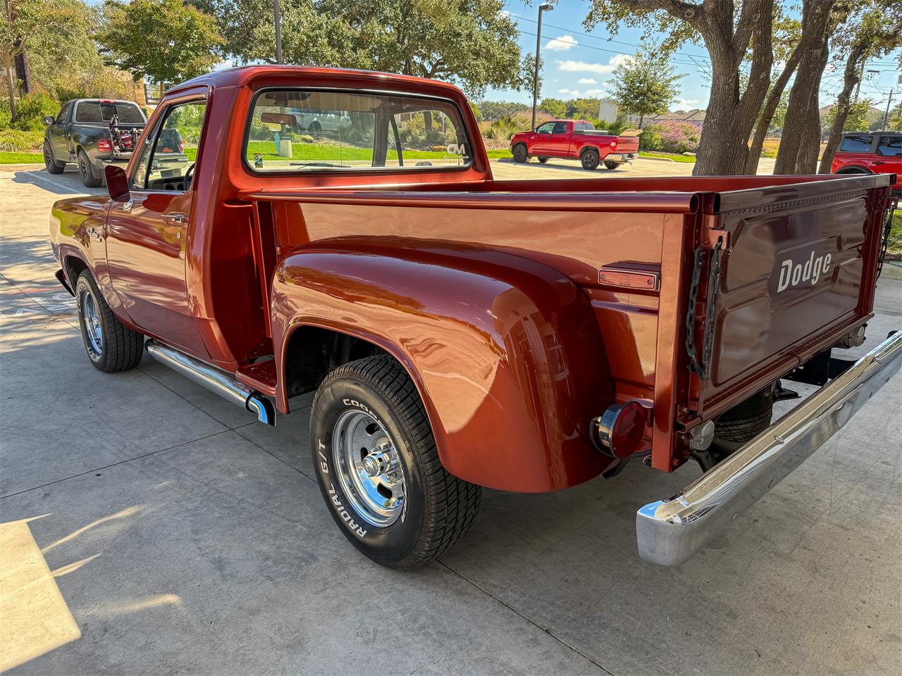 Dodge-100-1977-Orange-White-27