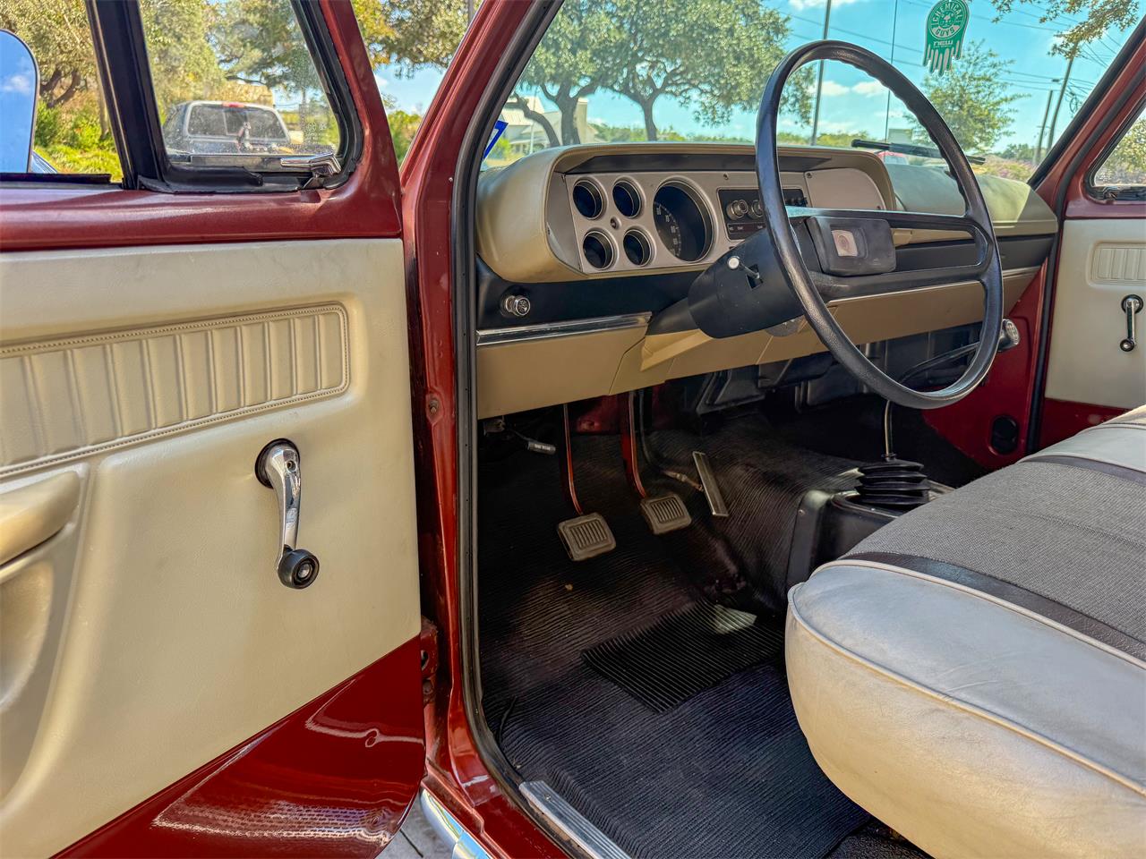 Dodge-100-1977-Orange-White-32
