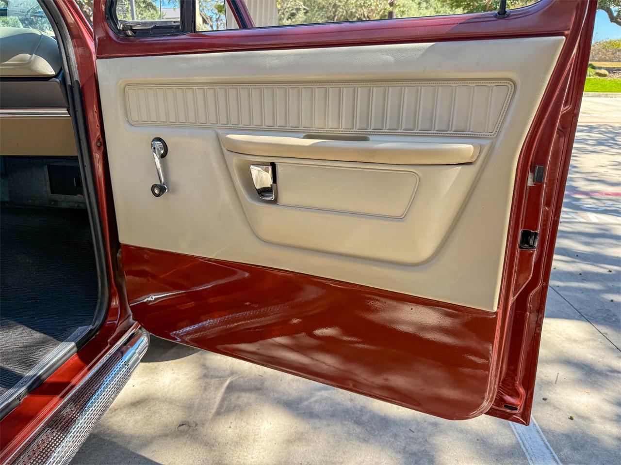 Dodge-100-1977-Orange-White-40