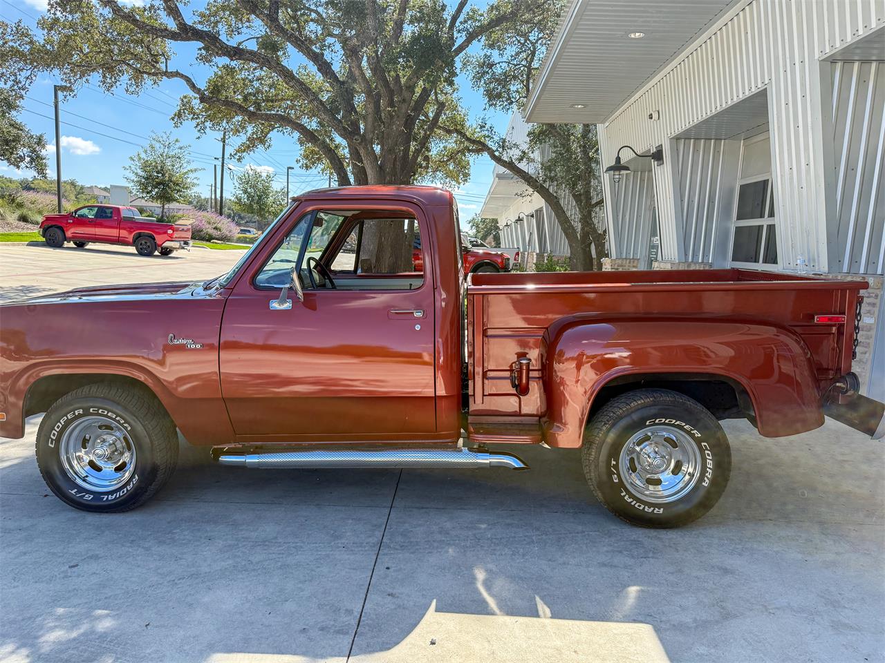 Dodge-100-1977-Orange-White-5