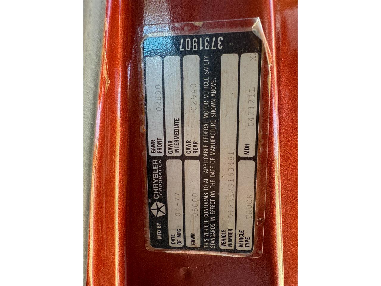 Dodge-100-1977-Orange-White-51