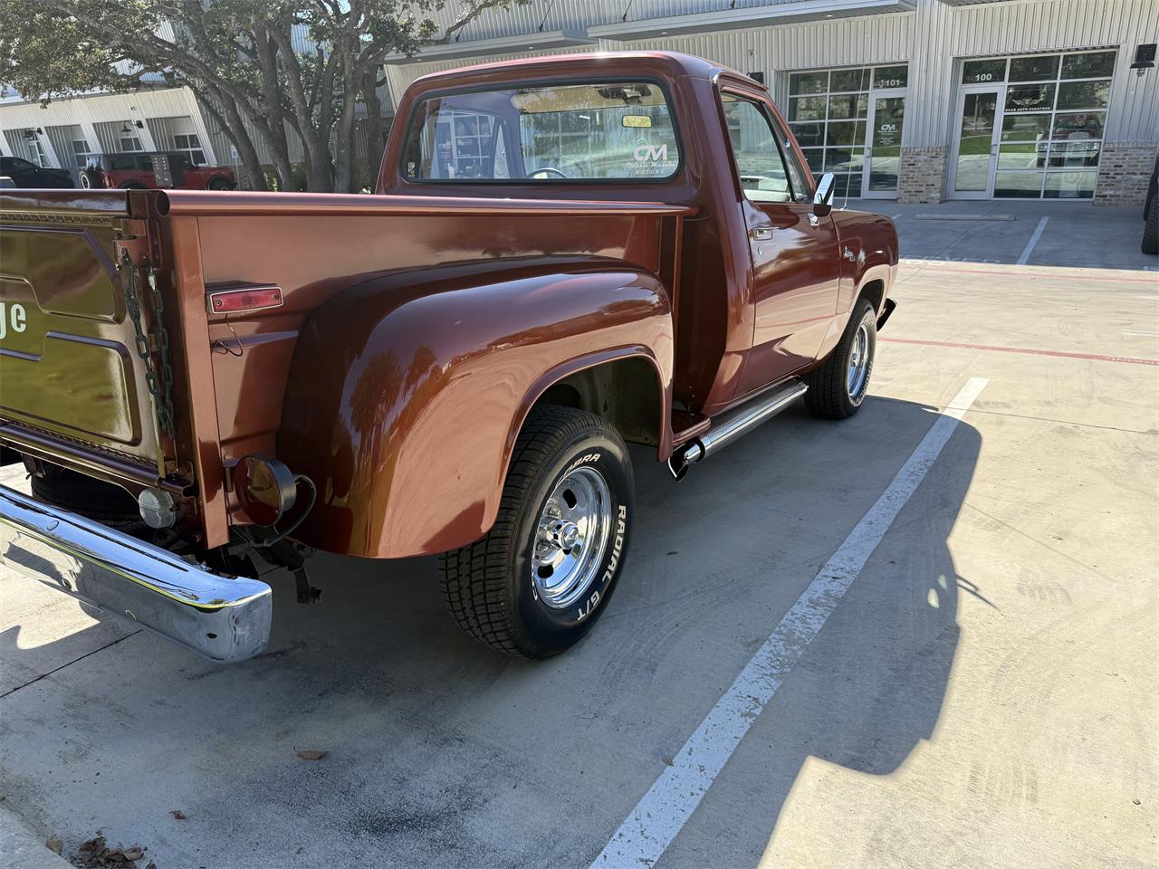 Dodge-100-1977-Orange-White-9
