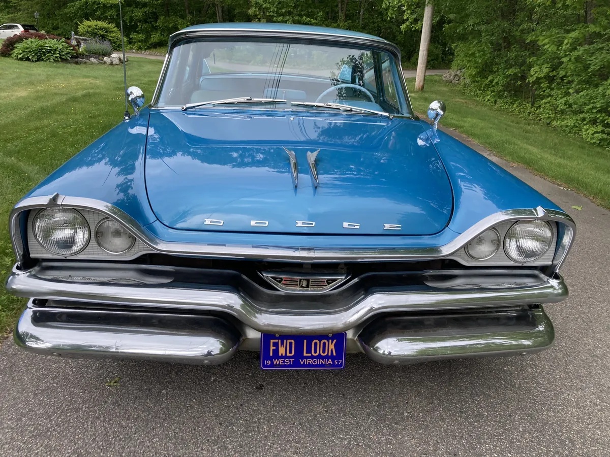 Dodge-Coronet-1957-Blue-Blue-Black-5