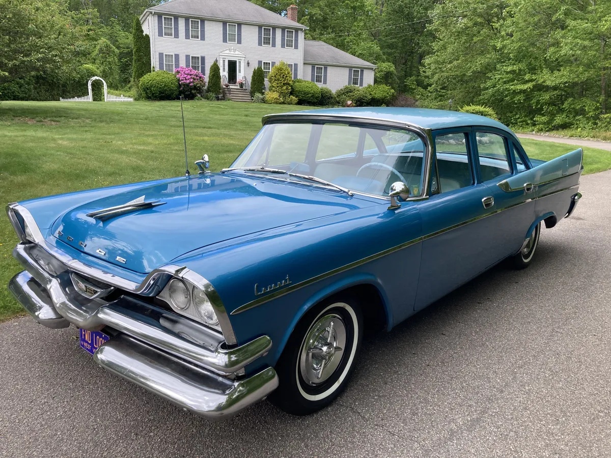 Dodge-Coronet-1957-Blue-Blue-Black-6