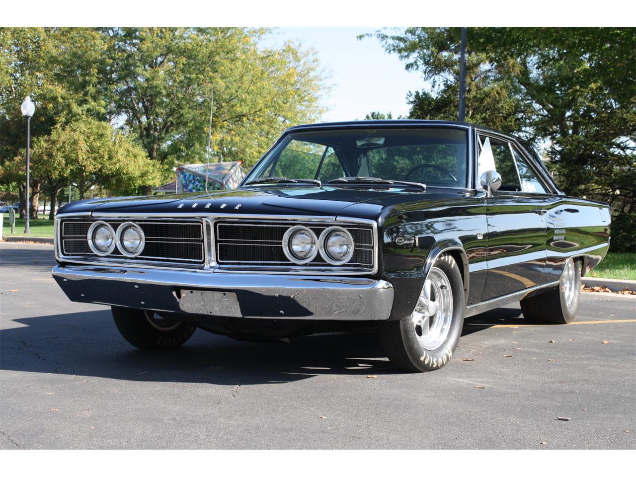 Dodge-Coronet-500-1966-Black-Black-2