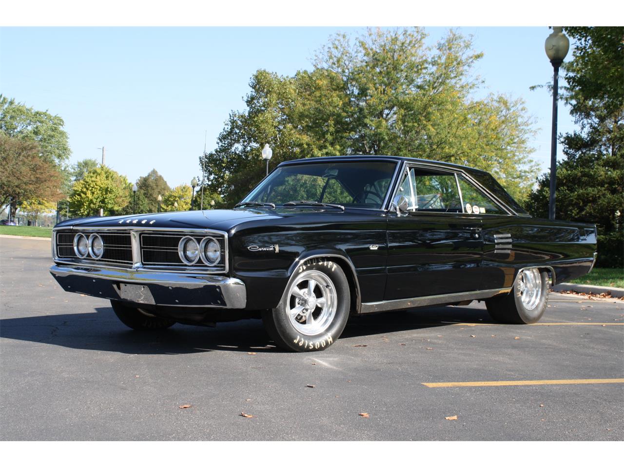 Dodge-Coronet-500-1966-Black-Black