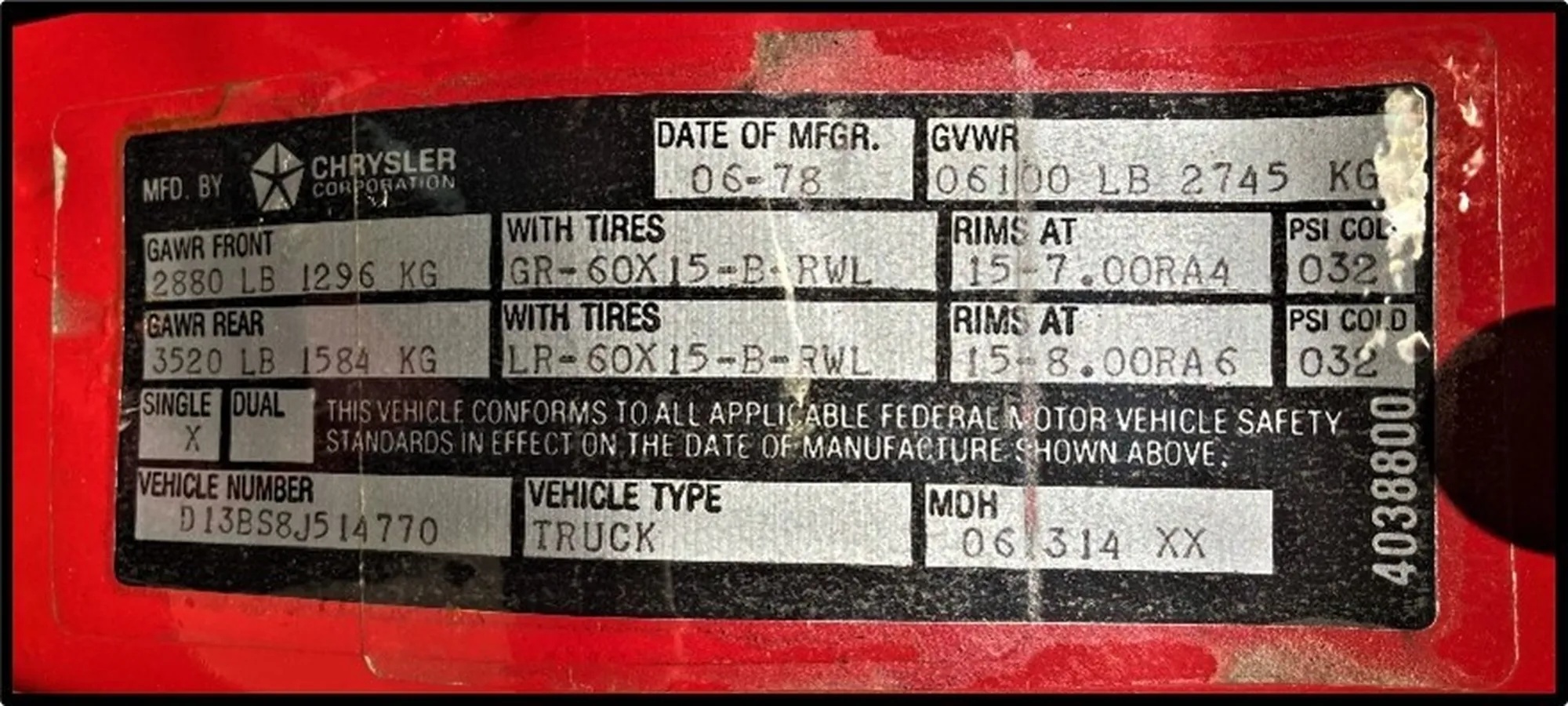 Dodge-Pickup-1978-Red-Red-2