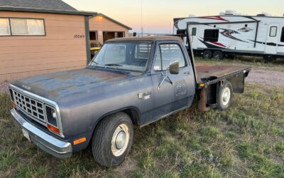 Dodge Ram D350 survivor truck 1 ton 1984 truck