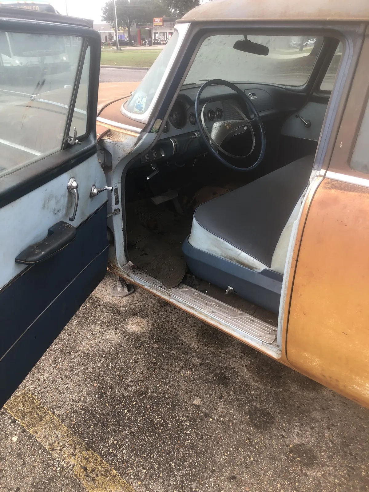 Dodge-Sierra-1955-Patina-Original-Blue-amp-Gray-Vinyl-In-Good-Condition-18