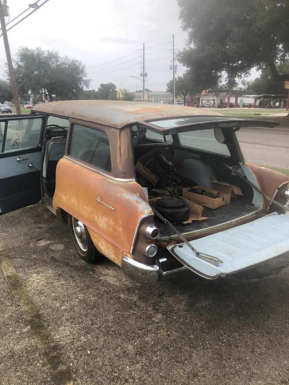 Dodge-Sierra-1955-Patina-Original-Blue-amp-Gray-Vinyl-In-Good-Condition-19