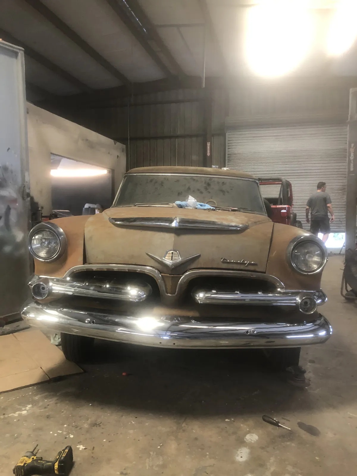 Dodge-Sierra-1955-Patina-Original-Blue-amp-Gray-Vinyl-In-Good-Condition-3