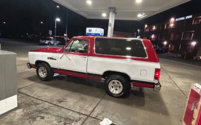 Dodge ramcharger 1986