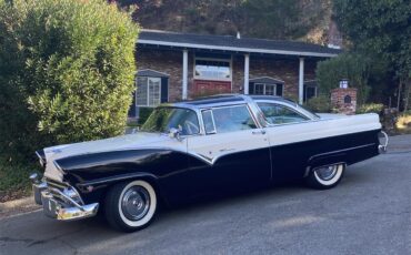 Ford-Crown-victoria-1955-Black-and-white-Black-and-white-14