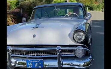 Ford-Crown-victoria-1955-Black-and-white-Black-and-white