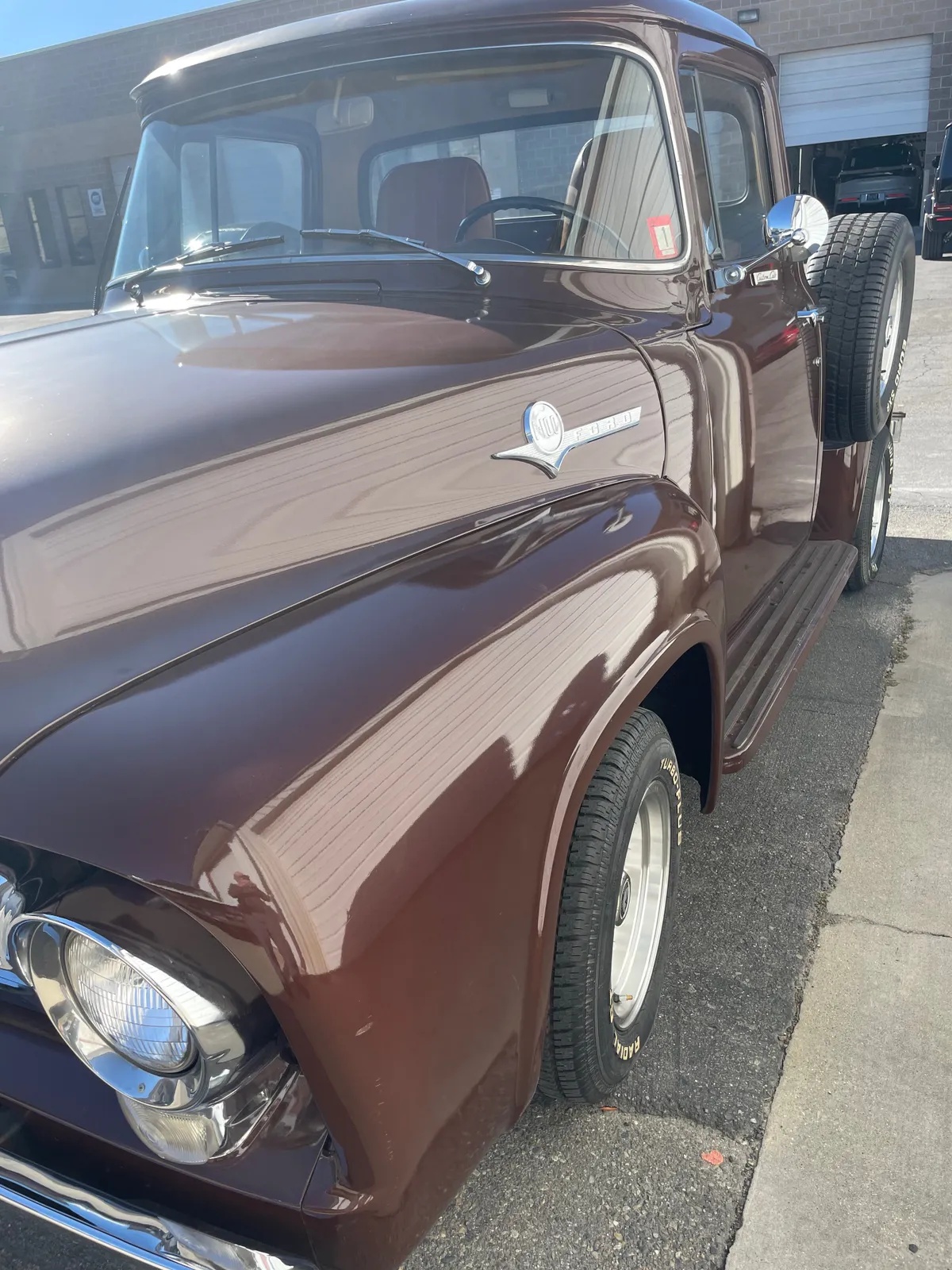 Ford-F-100-1956-Brown-Brown-1