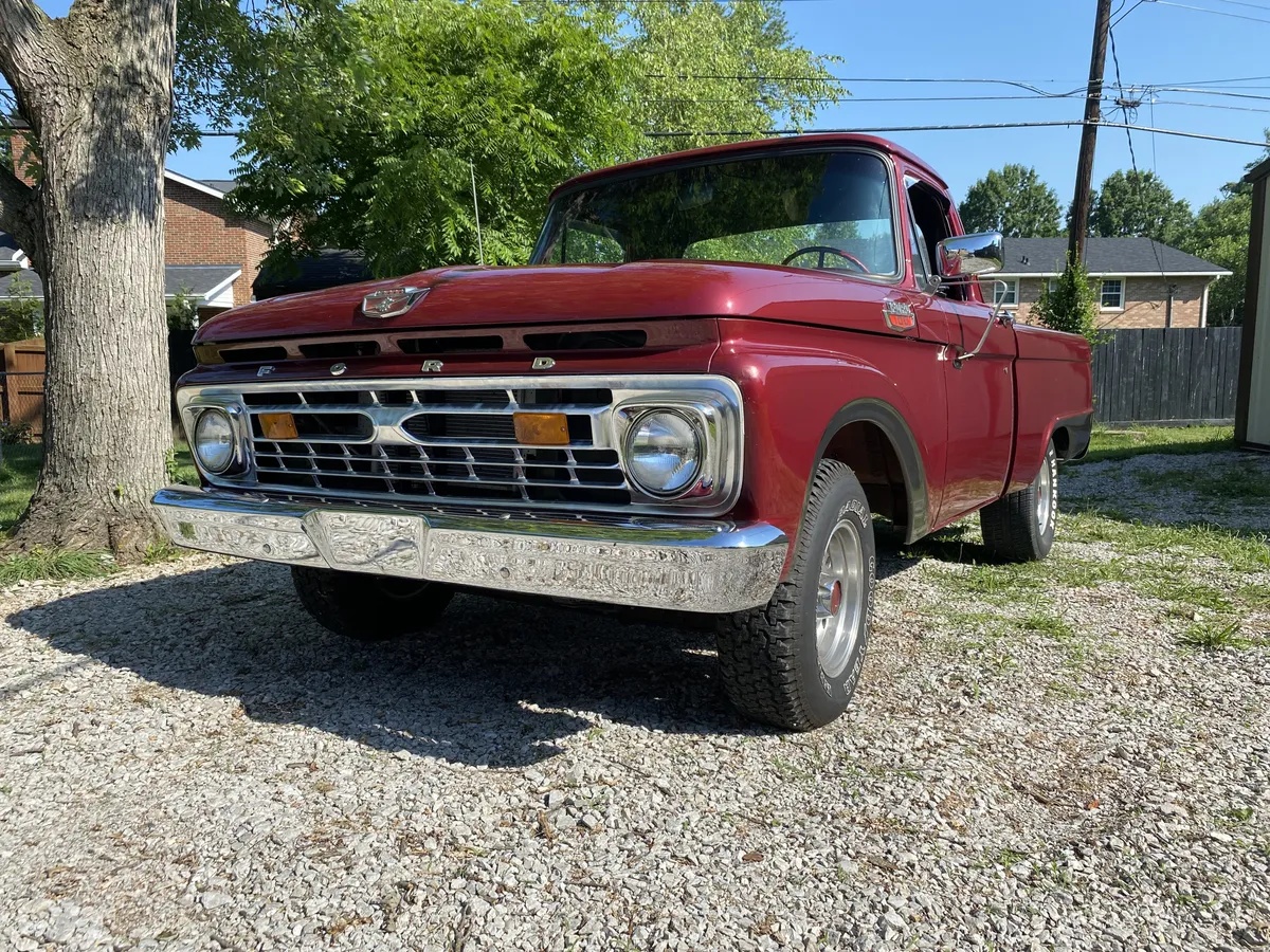 Ford-F-100-1964-Red-Red-And-Black-13