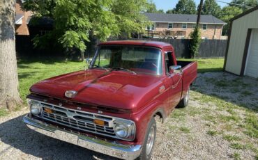 Ford-F-100-1964-Red-Red-And-Black