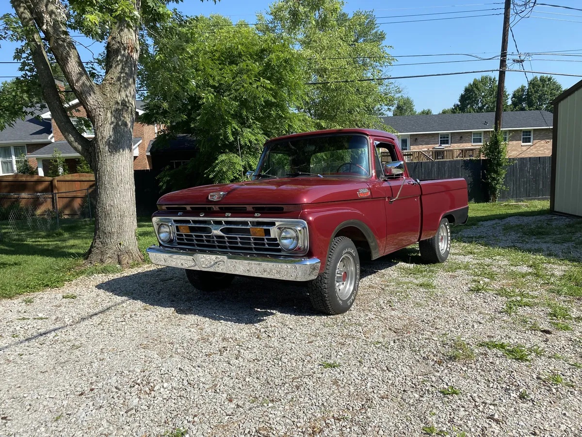 Ford-F-100-1964-Red-Red-And-Black-6