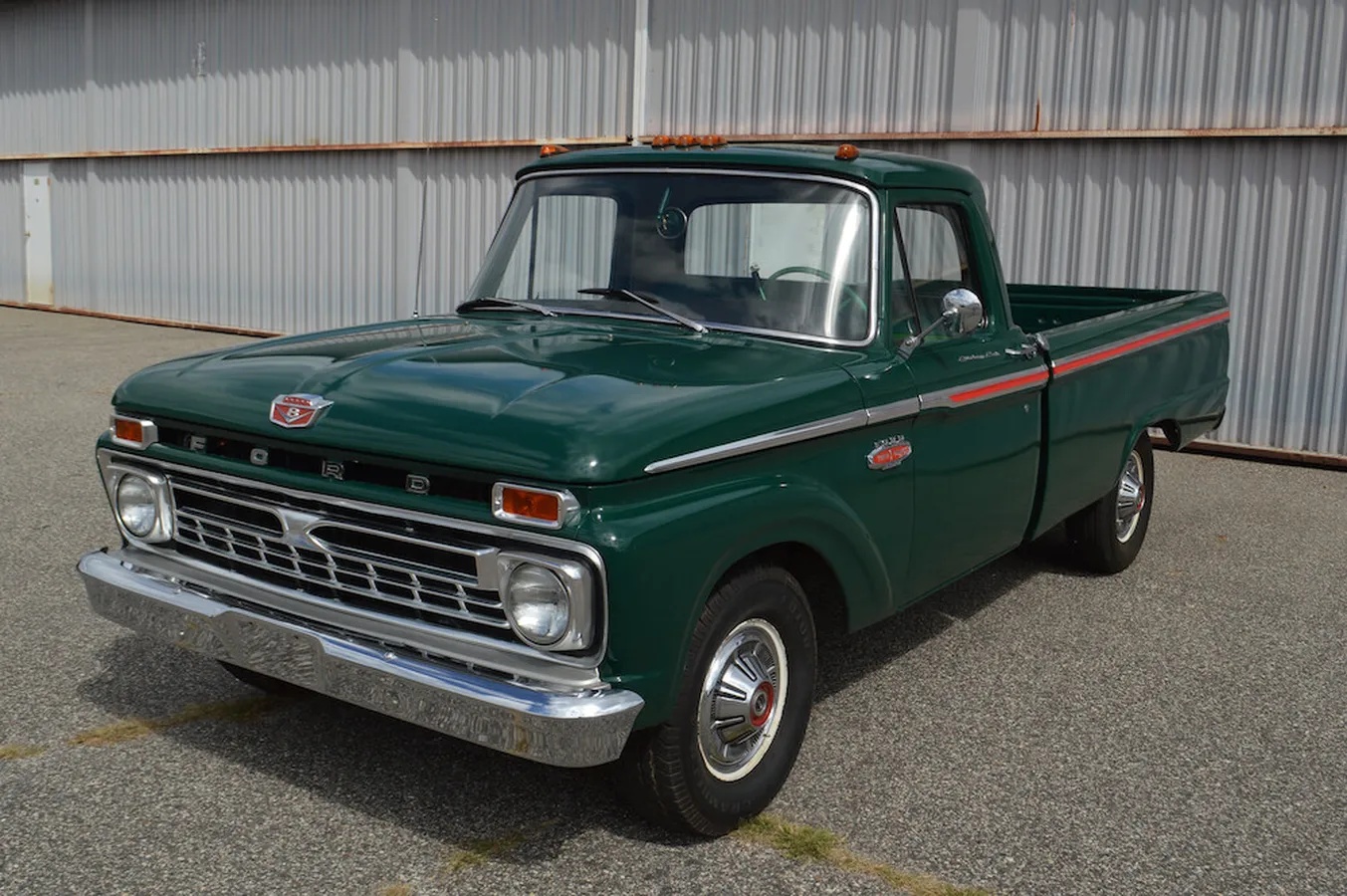Ford-F-100-1966-Green-Green-13