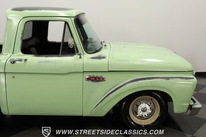 Ford-F-100-1966-Green-Patina-Black-26