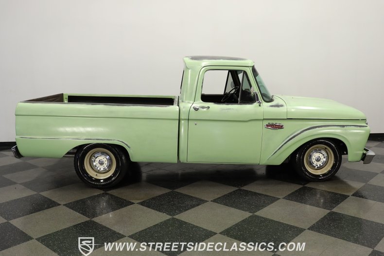Ford-F-100-1966-Green-Patina-Black-43